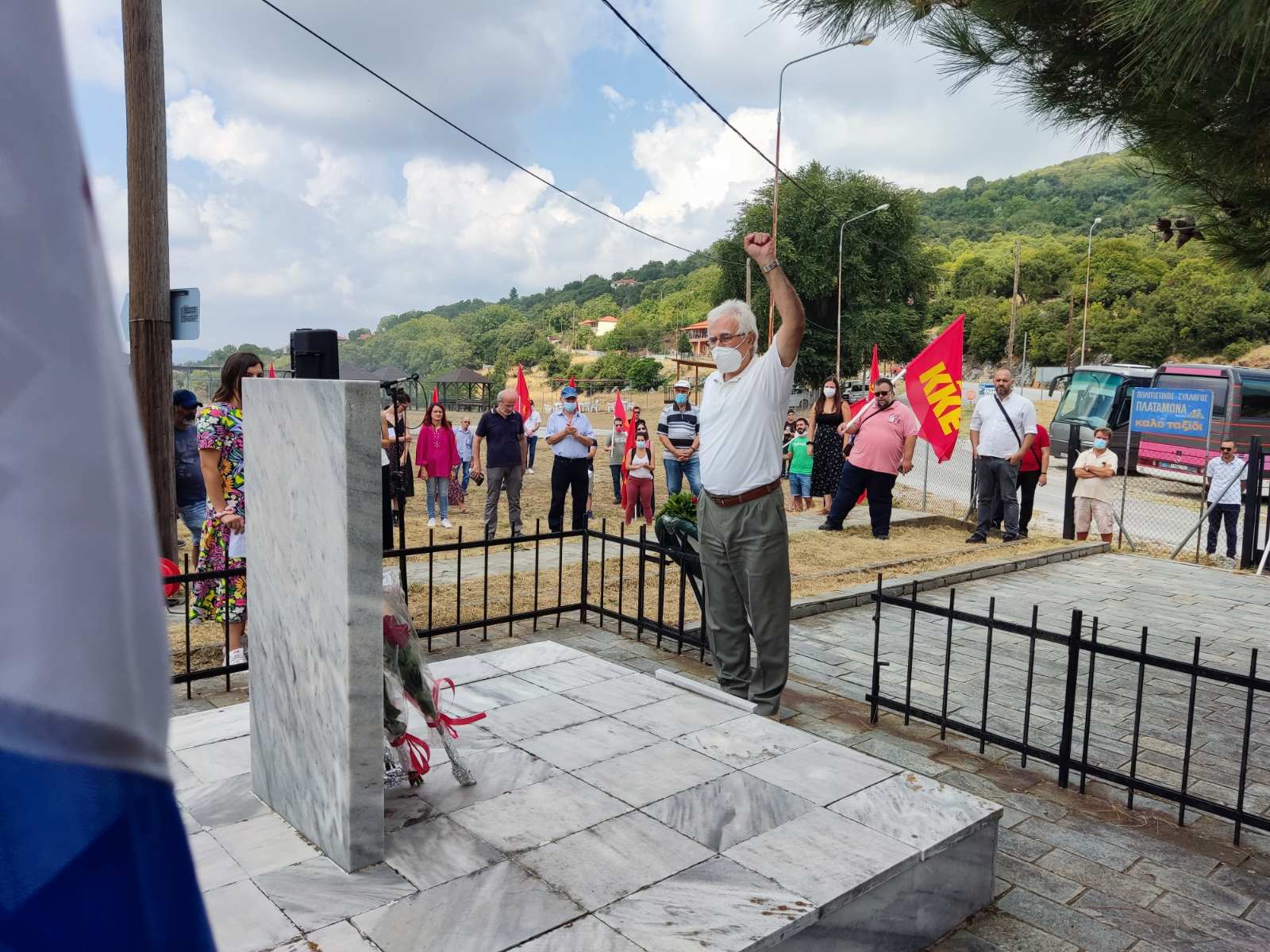 Εκδήλωση τιμής και μνήμης για τους 2 πεσόντες Μορφίνη και Εμμανουηλίδη στη μάχη του 26ου Συντάγματος του ΕΛΑΣ