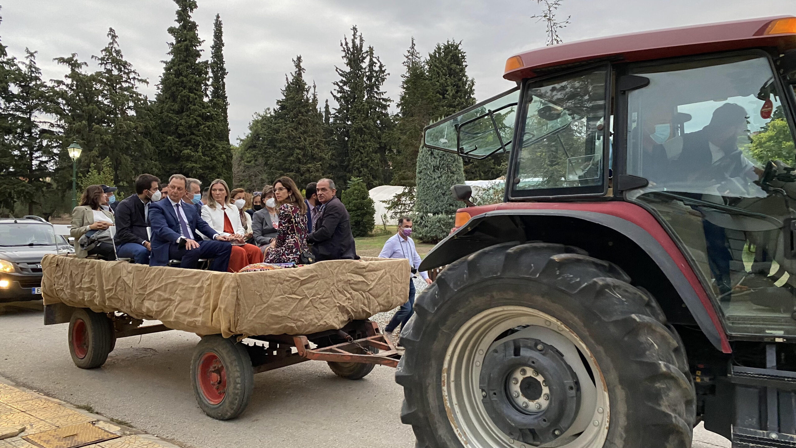 Επίσκεψη υπουργού Αγροτικής Ανάπτυξης και Τροφίμων, Σπήλιου Λιβανού