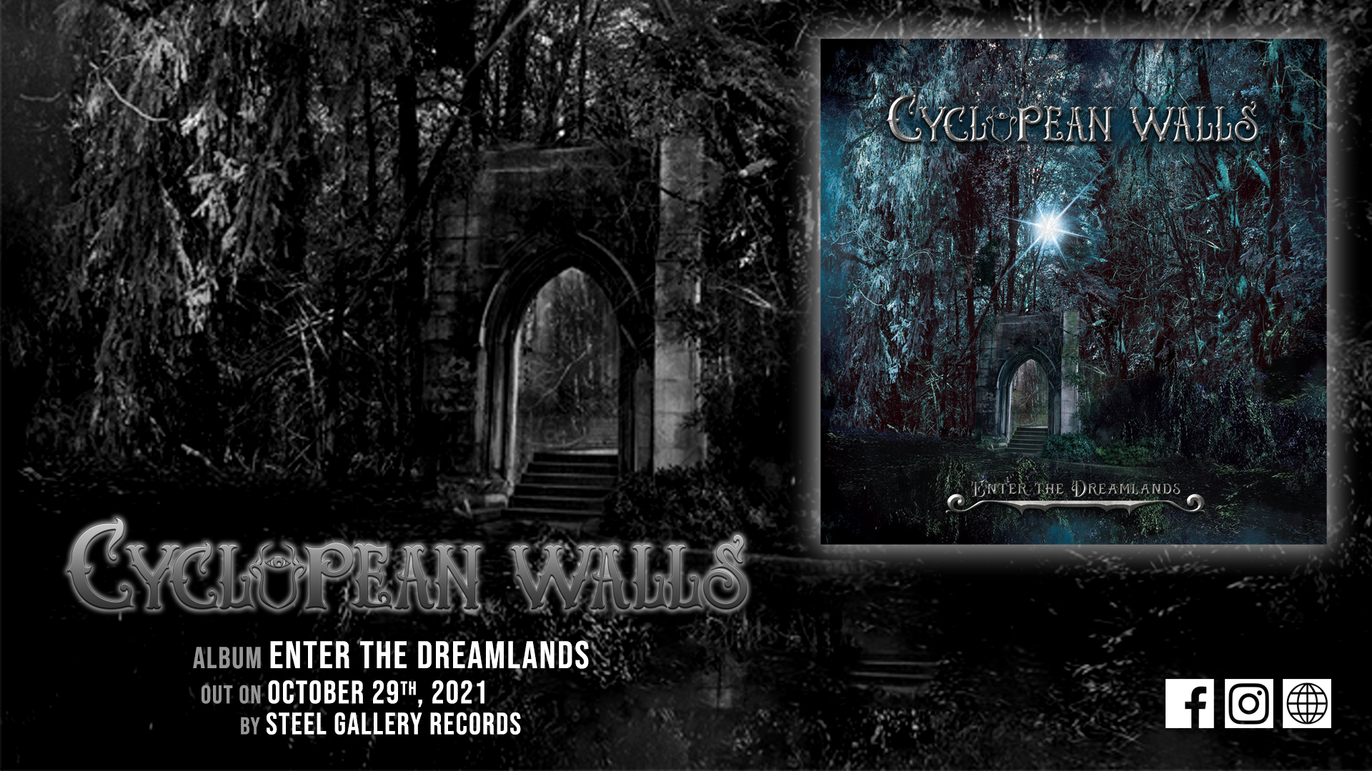 Cyclopean Walls –” The Doom That Came To Sarnath” από το επερχόμενο άλμπουμ “Enter The Dreamlands”