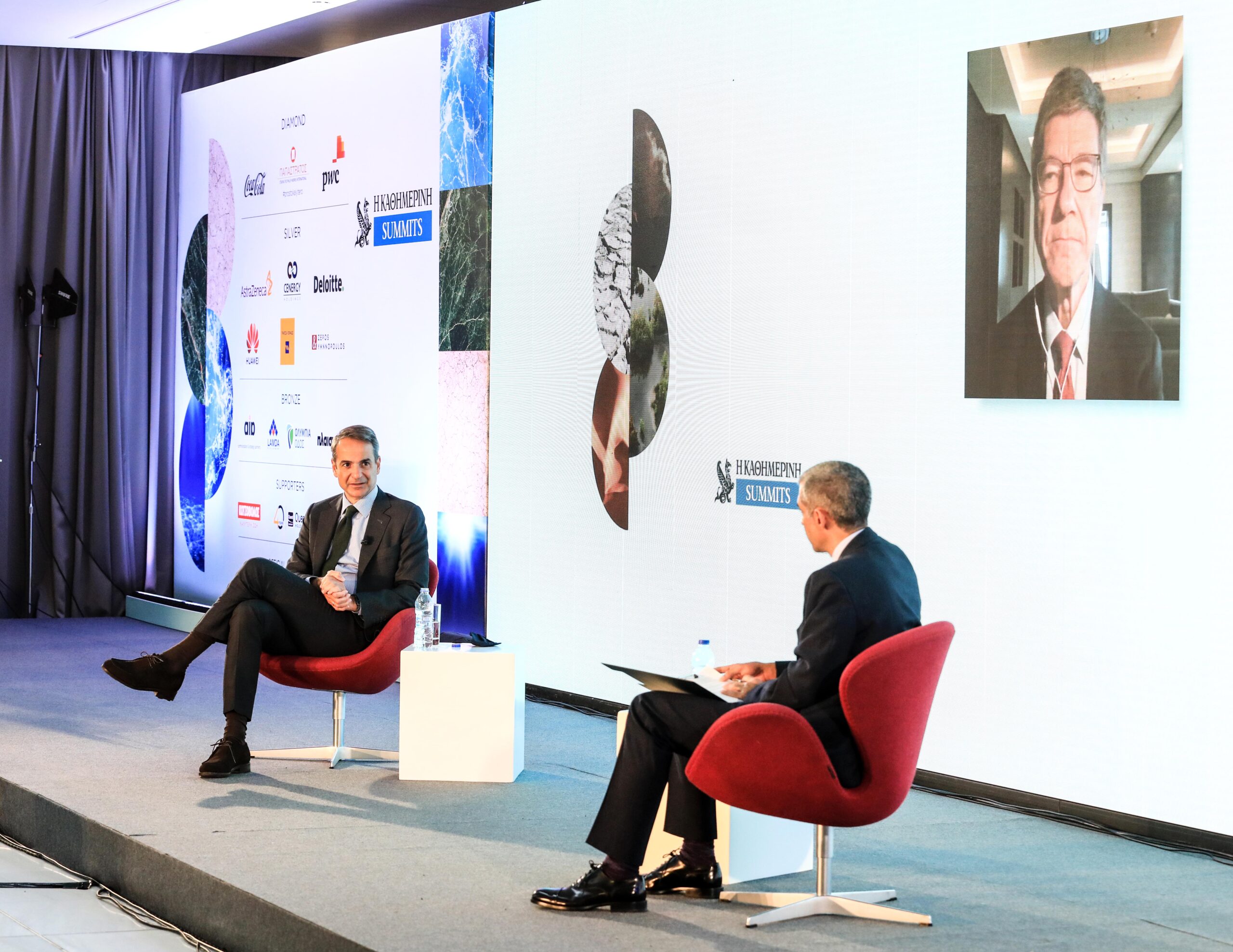 Καθημερινή Summits, ESG – Κ. Μητσοτάκης και JeffreySachs: Τολμηρές αποφάσεις και διακρατική συνεργασία το «κλειδί»