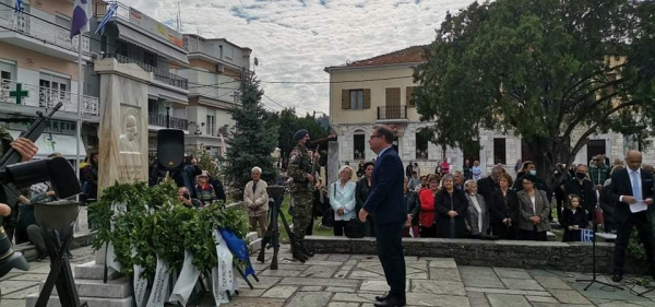 Ο Αντιπεριφερειάρχης Καβάλας τίμησε τις εορταστικές εκδηλώσεις για την 109η επέτειο από την απελευθέρωσή της Θάσου