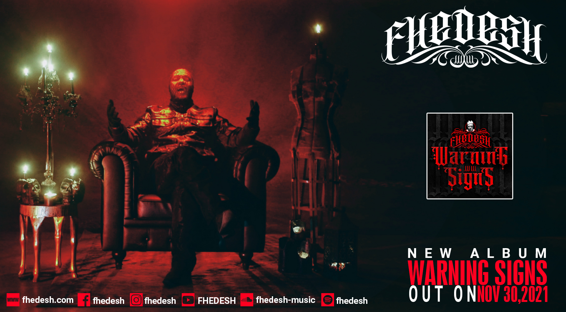 FHEDESH -single “Warning Signs” από το ομώνυμο άλμπουμ FHEDESH -single “Warning Signs” από το ομώνυμο άλμπουμ