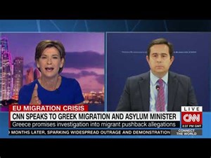 CNN – Ν. Μηταράκης: “Η Τουρκία πρέπει -βάσει της Κοινής Δήλωσης με την Ε.Ε.- να αποτρέπει κάθε παράνομη διέλευση από το έδαφος της – Είναι μια χώρα που δε βρίσκεται σε πόλεμο” CNN – Ν. Μηταράκης: “Η Τουρκία πρέπει -βάσει της Κοινής Δήλωσης με την Ε.Ε.- να αποτρέπει κάθε παράνομη διέλευση από το έδαφος της – Είναι μια χώρα που δε βρίσκεται σε πόλεμο”
