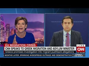 CNN – Ν. Μηταράκης: “Η Τουρκία πρέπει -βάσει της Κοινής Δήλωσης με την Ε.Ε.- να αποτρέπει κάθε παράνομη διέλευση από το έδαφος της – Είναι μια χώρα που δε βρίσκεται σε πόλεμο”