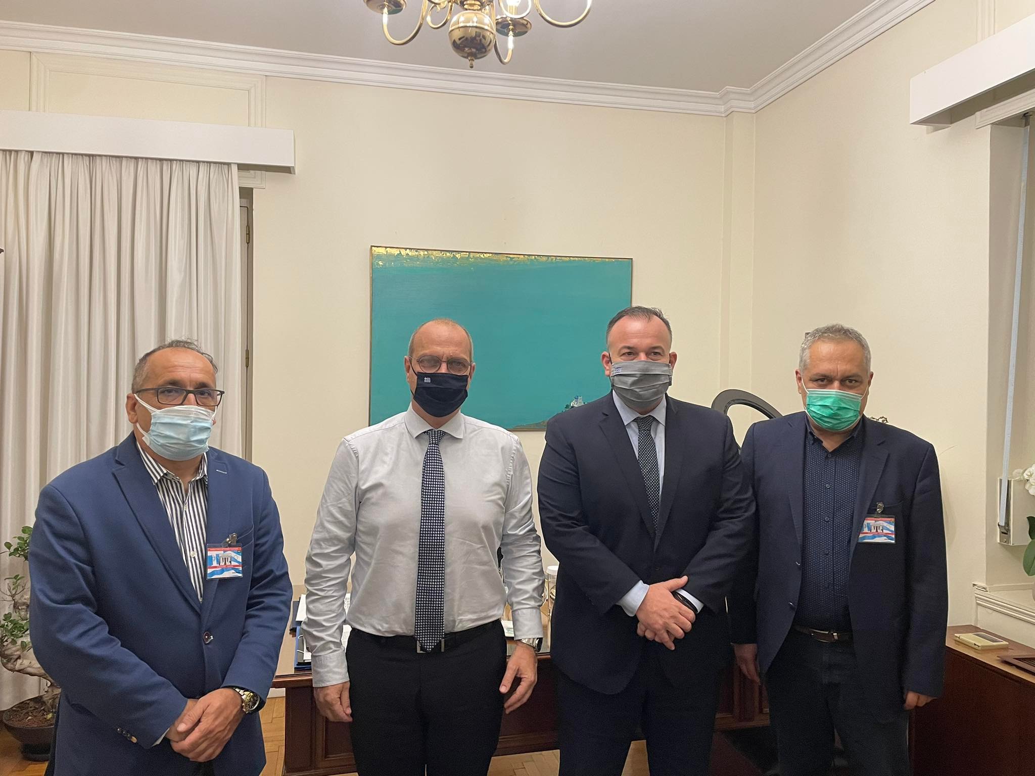 Συνάντηση εκπροσώπων της Ε.Ι.Ε.Τ. με τον Υφυπουργό παρά τω πρωθυπουργώ και κυβερνητικό εκπρόσωπο Γιάννη Οικονόμου Συνάντηση εκπροσώπων της Ε.Ι.Ε.Τ. με τον Υφυπουργό παρά τω πρωθυπουργώ και κυβερνητικό εκπρόσωπο Γιάννη Οικονόμου