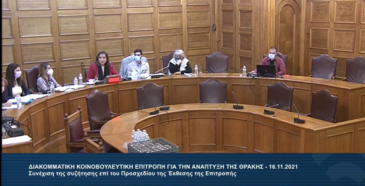Παρέμβαση βουλευτή Ροδόπης ΣΥΡΙΖΑ-ΠΣ Δημήτρη Χαρίτου στη Διακομματική Επιτροπή Θράκης: «Να ληφθούν υπόψη οι ανάγκες της περιοχής»