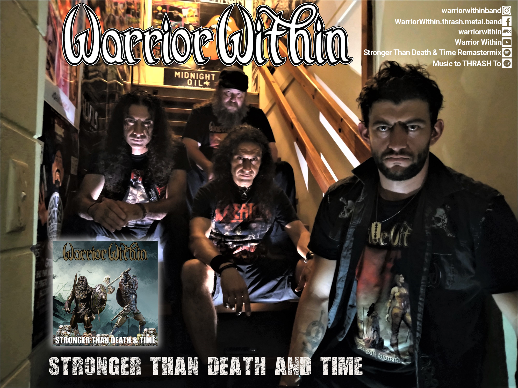 WARRIOR WITHIN – single “Stronger Than Death & Time” Remastermix