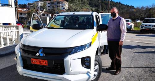 Ο Δήμος Θάσου απέκτησε ένα pick up (ημι-φορτηγό) όχημα Ο Δήμος Θάσου απέκτησε ένα pick up (ημι-φορτηγό) όχημα