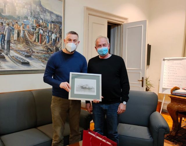 Συνάντηση του Δημάρχου Καβάλας με τον Πρέσβη της Αυστραλίας Αθανάσιο Σπύρου Συνάντηση του Δημάρχου Καβάλας με τον Πρέσβη της Αυστραλίας Αθανάσιο Σπύρου