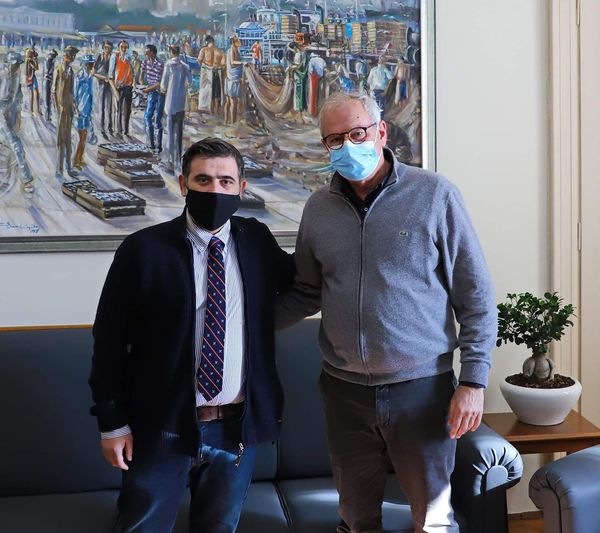 Συνάντηση του Δημάρχου Καβάλας με τον Αντιπεριφερειάρχη Ενέργειας και Περιβάλλοντος ΑΜΘ, Χρήστο Γάκη Συνάντηση του Δημάρχου Καβάλας με τον Αντιπεριφερειάρχη Ενέργειας και Περιβάλλοντος ΑΜΘ, Χρήστο Γάκη