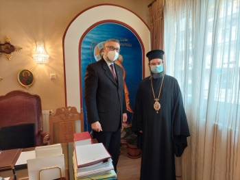 Ο Αυστραλός Πρέσβης επισκέφτηκε το Μητροπολίτη Μαρωνείας και Κομοτηνής Ο Αυστραλός Πρέσβης επισκέφτηκε το Μητροπολίτη Μαρωνείας και Κομοτηνής