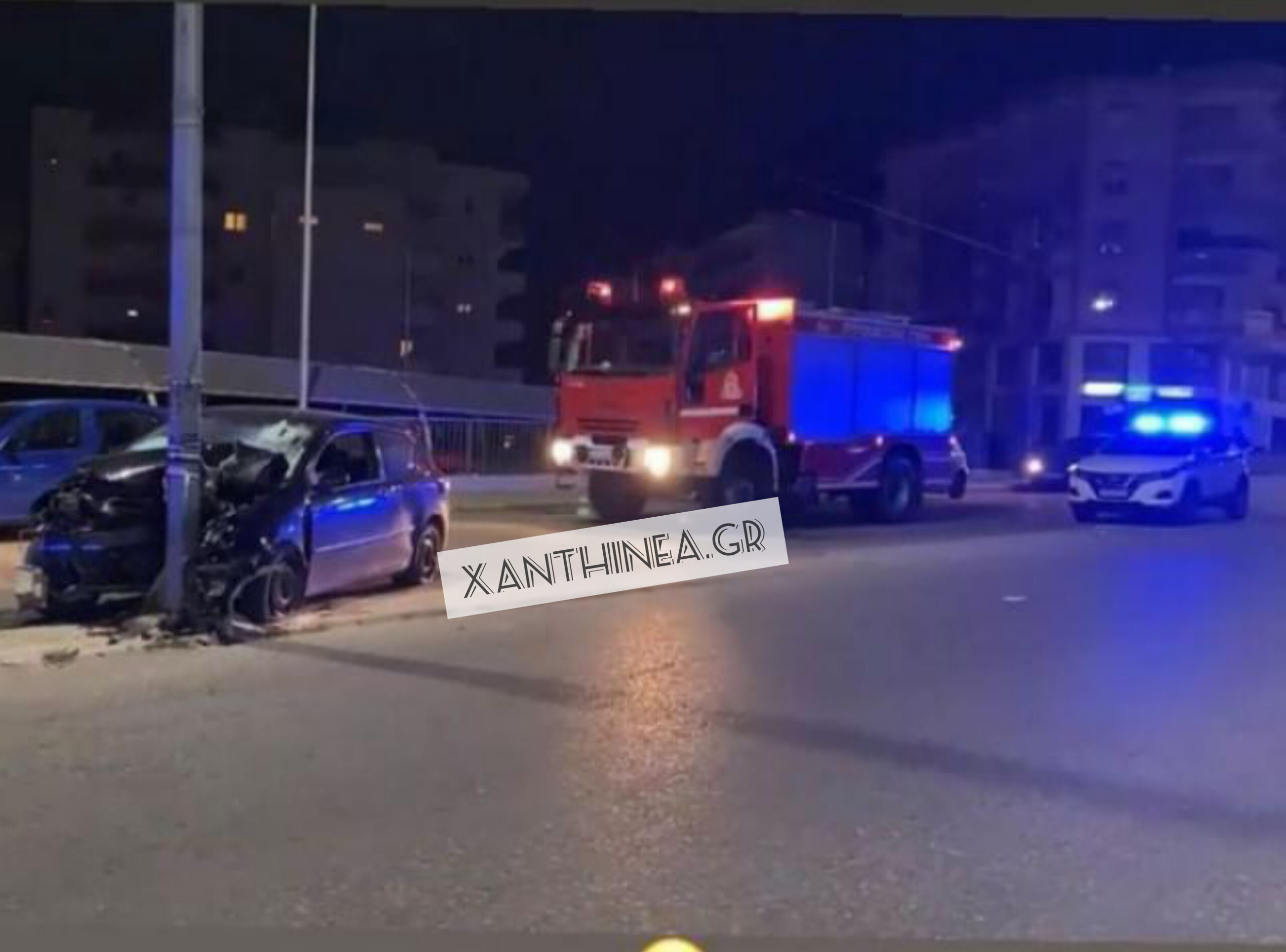 Σοβαρό τροχαίο στην Ξάνθη – Αμάξι «καρφώθηκε» σε κολώνα τις βραδινές ώρες Σοβαρό τροχαίο στην Ξάνθη – Αμάξι «καρφώθηκε» σε κολώνα τις βραδινές ώρες