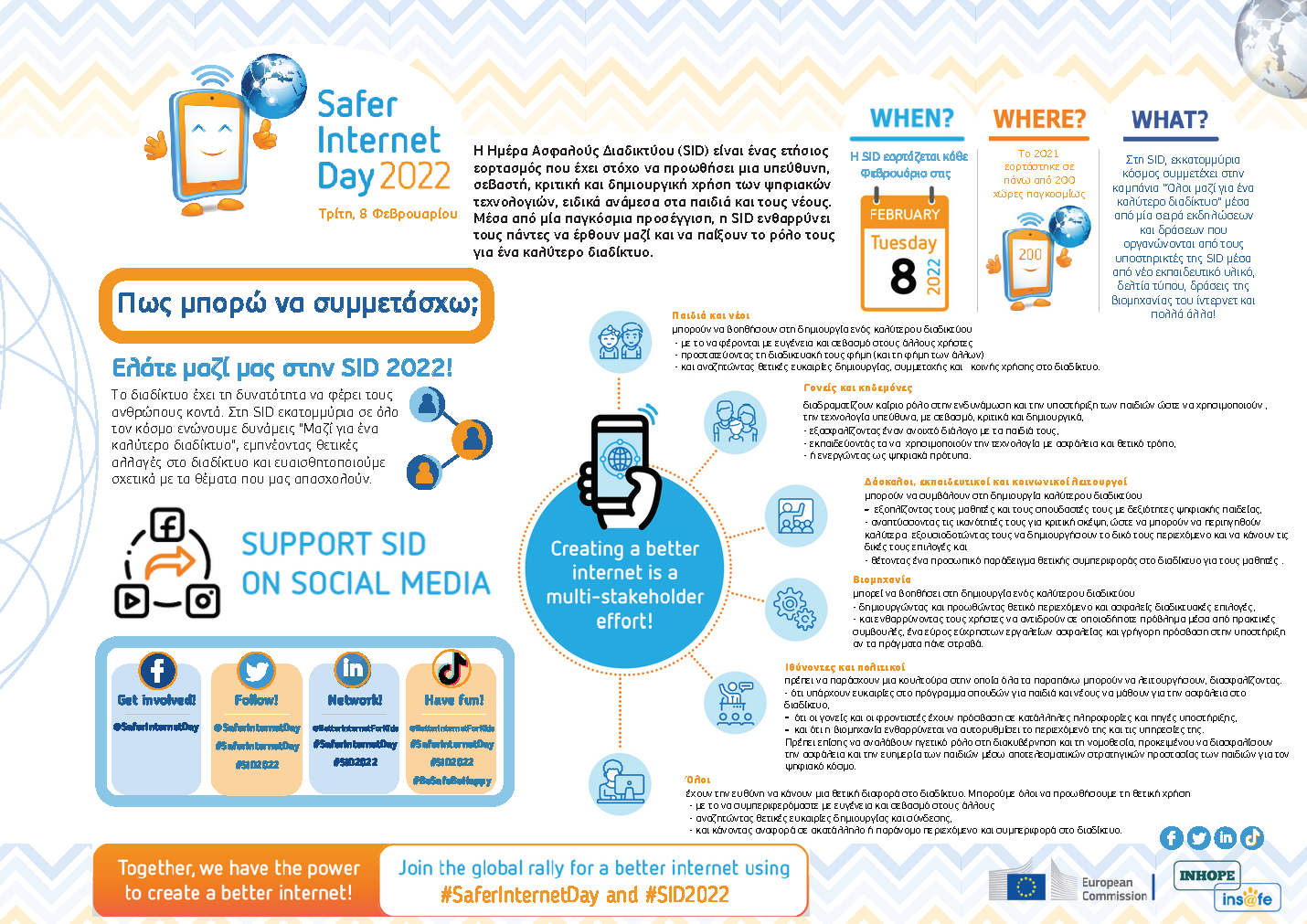 Ετήσια στατιστικά στοιχεία 2021 SafeLine.gr και Help-line.gr / Εορτασμός Ημέρας Ασφαλούς Διαδικτύου 2022