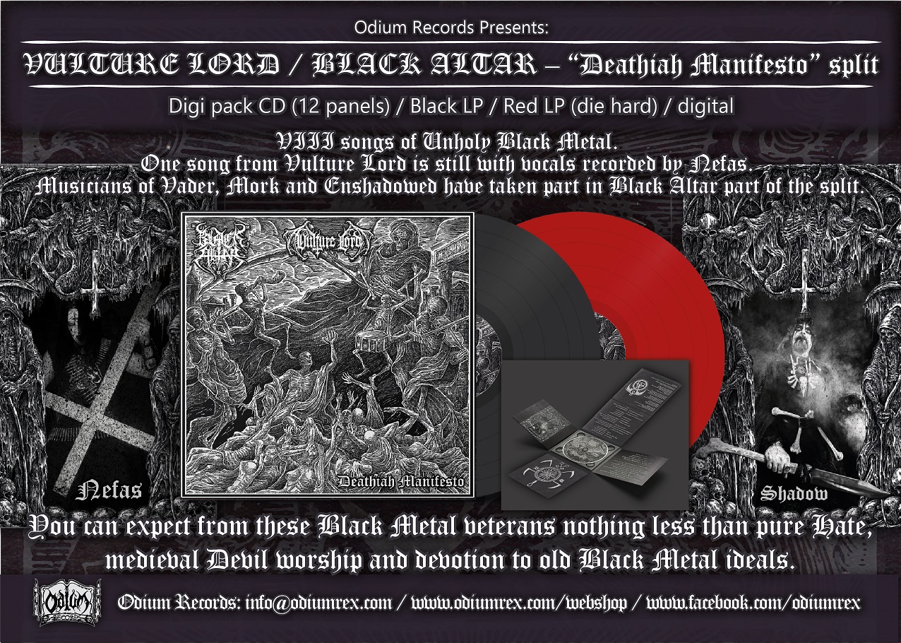 BLACK ALTAR / VULTURE LORD split single “Deathiah Manifesto” πρεμιέρα BLACK ALTAR / VULTURE LORD split single “Deathiah Manifesto” πρεμιέρα