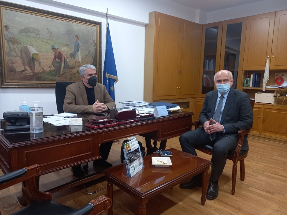 Συνάντηση Χρήστου Μέτιου με τους υφυπουργούς Αγροτικής Ανάπτυξης και Τροφίμων Συνάντηση Χρήστου Μέτιου με τους υφυπουργούς Αγροτικής Ανάπτυξης και Τροφίμων