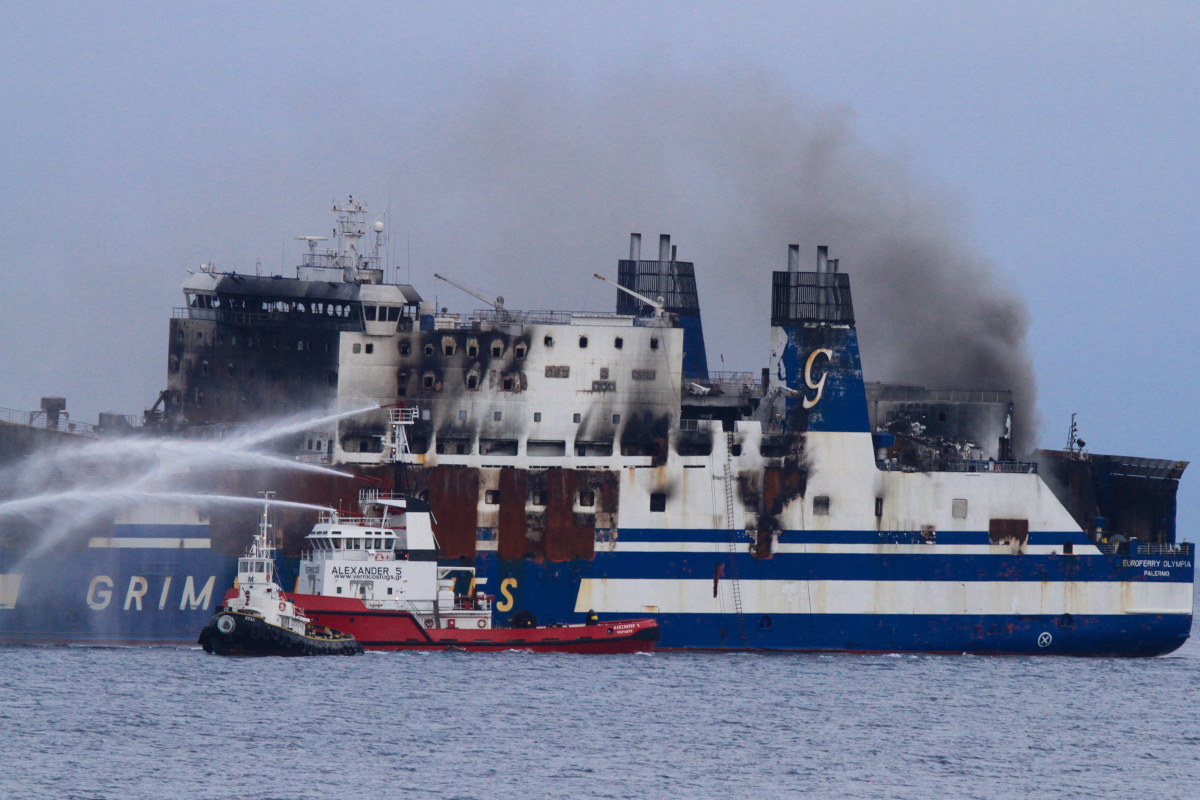 Euroferry Olympia: Εντοπίστηκε και δεύτερο απανθρακωμένο σώμα