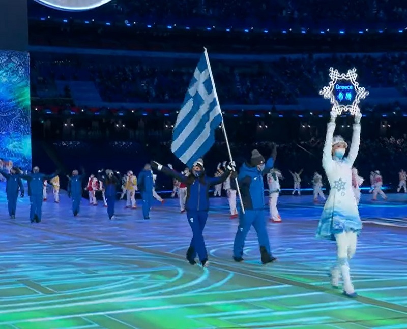 Η Ελληνική Σημαία άνοιξε την παρέλαση των 91 χωρών, στην Τελετή Έναρξης των 24ων Χειμερινών Ολυμπιακών Αγώνων Η Ελληνική Σημαία άνοιξε την παρέλαση των 91 χωρών, στην Τελετή Έναρξης των 24ων Χειμερινών Ολυμπιακών Αγώνων