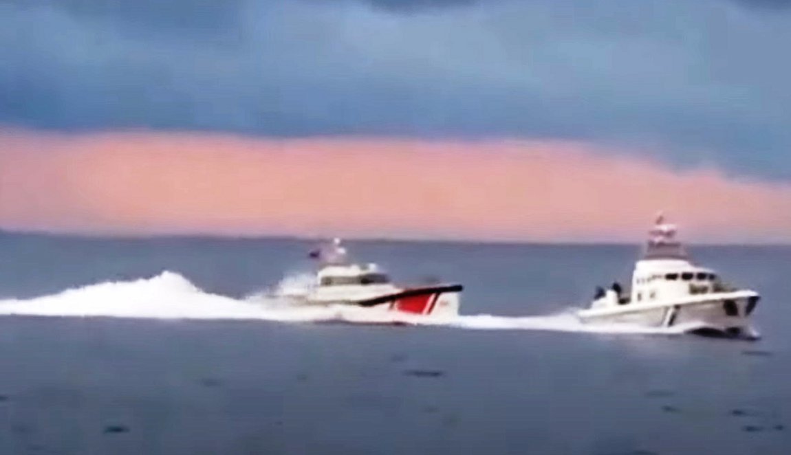Βίντεο ντοκουμέντο: Παρενόχληση ελληνικών σκαφών από τους Τούρκους στο Αιγαίο