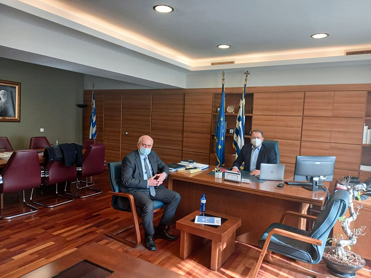 Σειρά συναντήσεων Χρήστου Μέτιου στην Αθήνα με υπουργούς για θέματα της Περιφέρειας ΑΜ-Θ