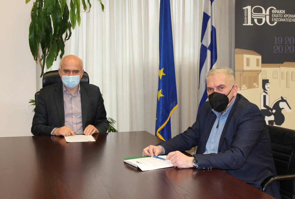 Για θέματα του ΤΕΕ Θράκης συζήτησαν Χρ. Μέτιος και Δ. Λουρίκας Για θέματα του ΤΕΕ Θράκης συζήτησαν Χρ. Μέτιος και Δ. Λουρίκας