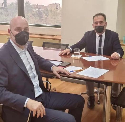 Συνάντηση Εργασίας Σπύρου Τσιλιγγίρη με τον Υφυπουργό Περιβάλλοντος και Ενέργειας κ. Αμυρά. Συνάντηση Εργασίας Σπύρου Τσιλιγγίρη με τον Υφυπουργό Περιβάλλοντος και Ενέργειας κ. Αμυρά.