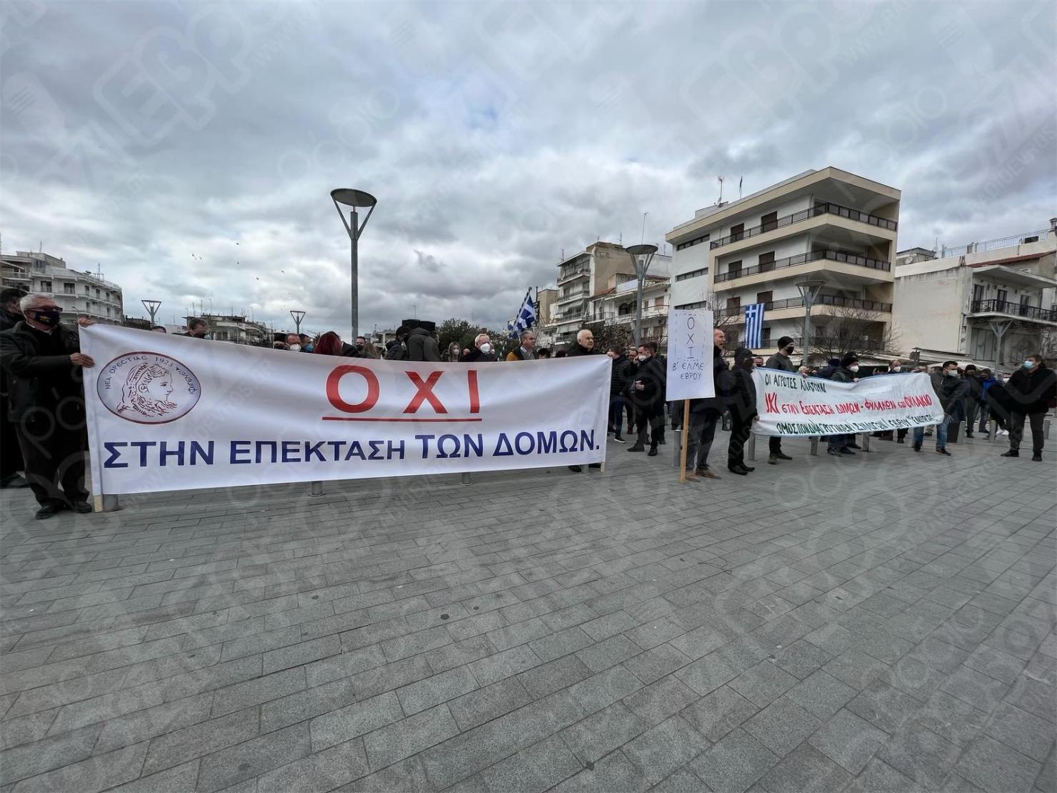 Συγκέντρωση διαμαρτυρίας στην Ορεστιάδα, κατά της επέκτασης του ΚΥΤ Φυλακίου
