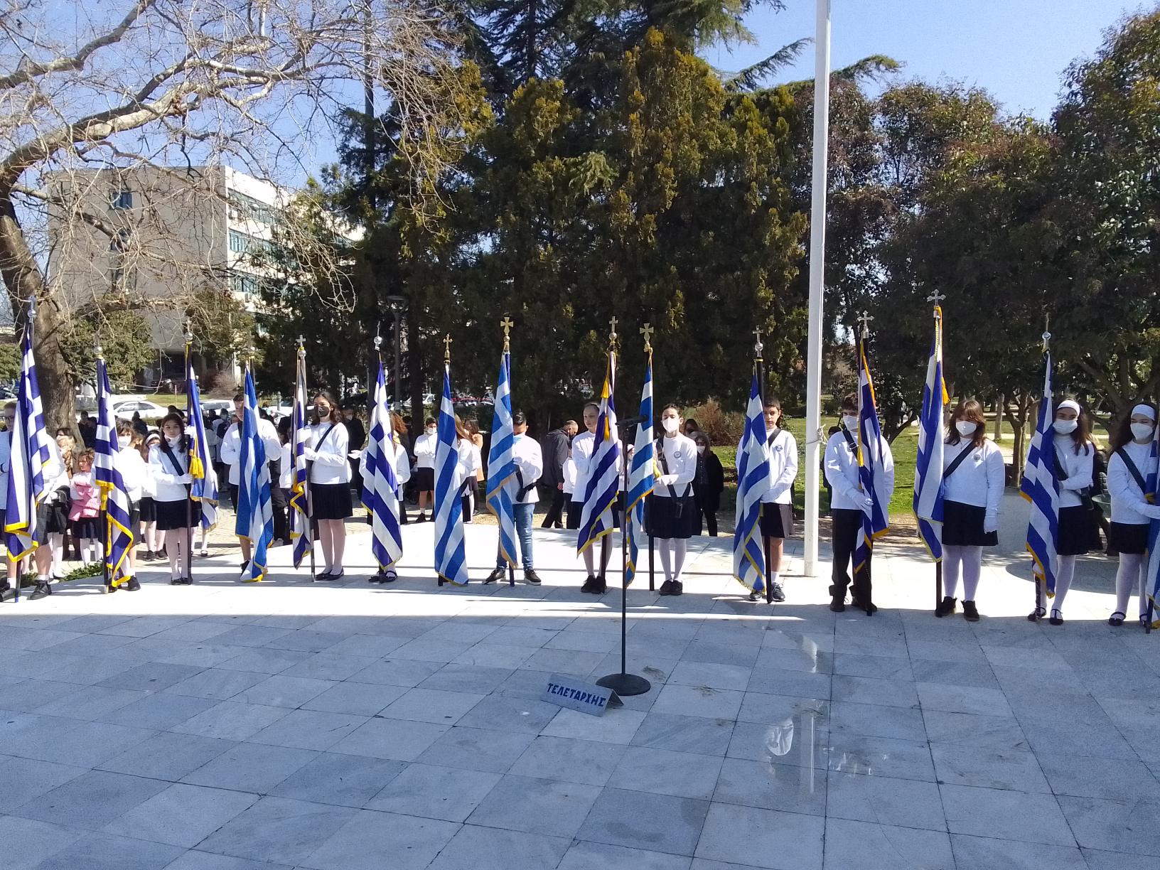Οι μαθητές της Ροδόπης τίμησαν τους Ήρωες του 1821 Οι μαθητές της Ροδόπης τίμησαν τους Ήρωες του 1821