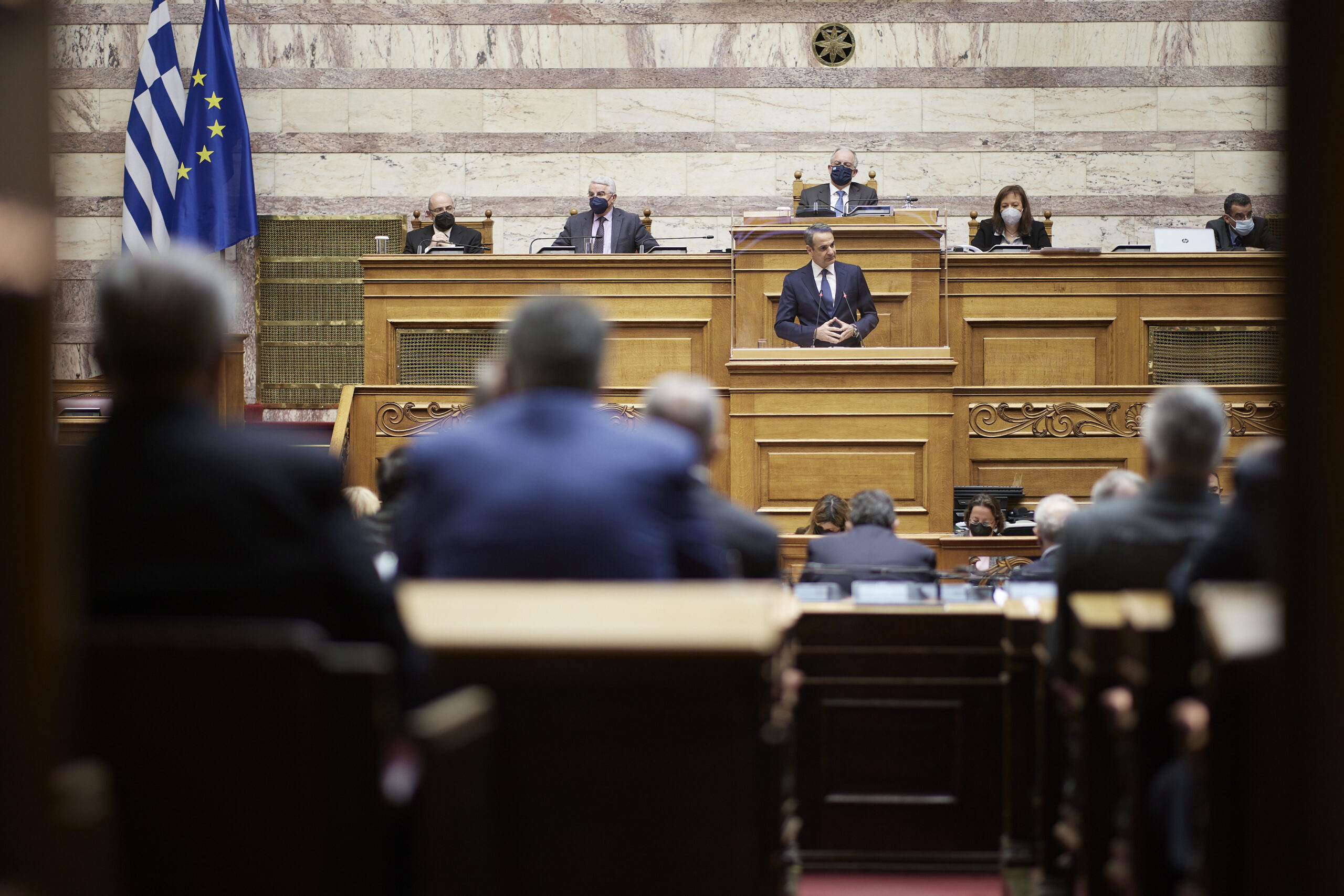 Ομιλία του Πρωθυπουργού Κυριάκου Μητσοτάκη στη Βουλή σχετικά με την κρίση στην Ουκρανία και τις επιπτώσεις για την Ελλάδα
