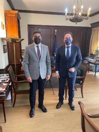 Συνάντηση Αυγενάκη – Πέτσα για το Μητρώο Αθλητικών Υποδομών «Πέλοπας» και την αξιοποίηση όλων των χρηματοδοτικών εργαλείων προς αναβάθμιση αθλητικών εγκαταστάσεων Συνάντηση Αυγενάκη – Πέτσα για το Μητρώο Αθλητικών Υποδομών «Πέλοπας» και την αξιοποίηση όλων των χρηματοδοτικών εργαλείων προς αναβάθμιση αθλητικών εγκαταστάσεων