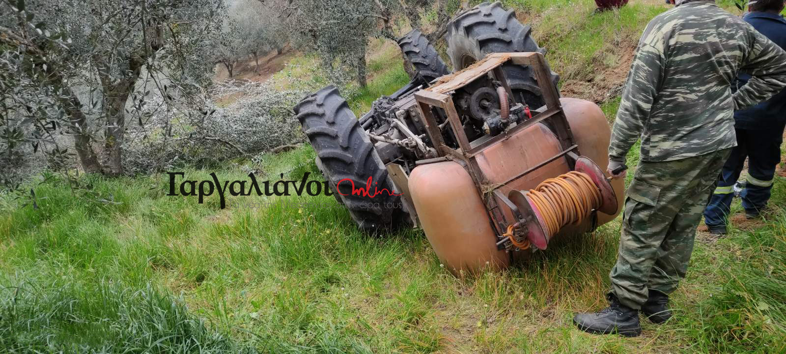61χρονος έχασε τη ζωή του, όταν τούμπαρε το τρακτέρ του 61χρονος έχασε τη ζωή του, όταν τούμπαρε το τρακτέρ του