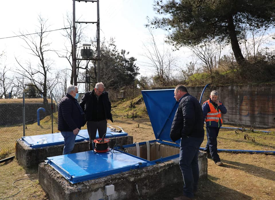 Ο Δήμαρχος Καβάλας, Θόδωρος Μουριάδης, στο «εμβληματικό» έργο της ΔΕΥΑΚ