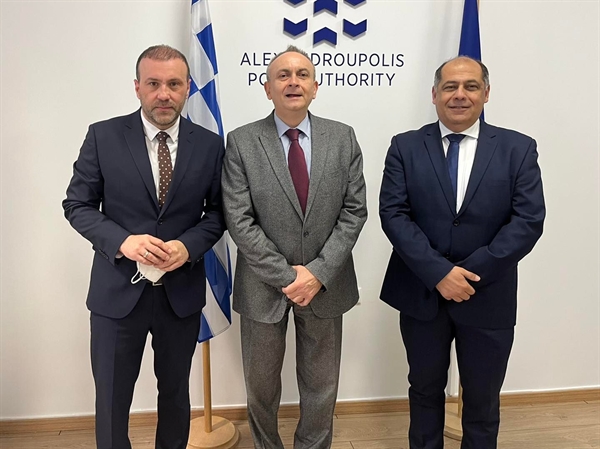 Επίσκεψη του Πρέσβη της Βουλγαρίας στον Οργανισμό Λιμένος Αλεξανδρούπολης