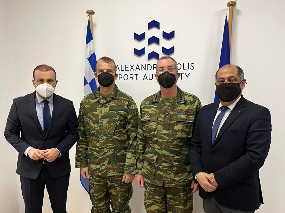 Ο νέος Διοικητής της 12ης Μεραρχίας επισκέφθηκε τον Οργανισμό Λιμένα Αλεξανδρούπολης