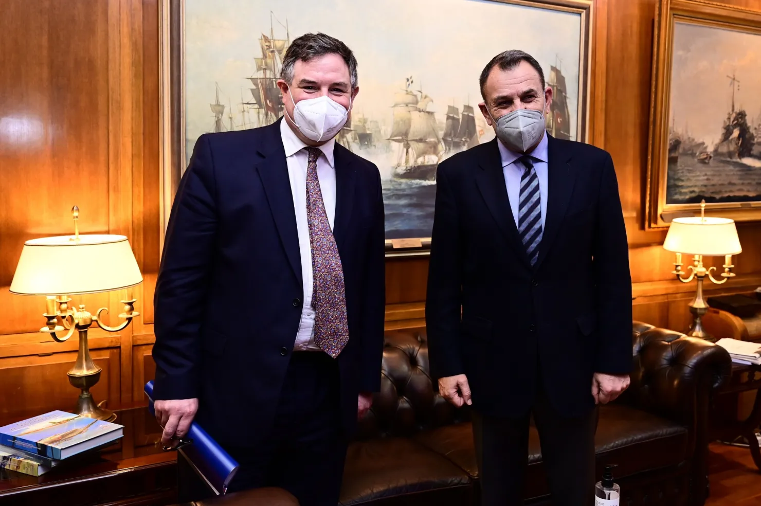 Ο Νίκος Παναγιωτόπουλος συναντήθηκε με τον Υφυπουργό Αμύνης του Ηνωμένου Βασιλείου