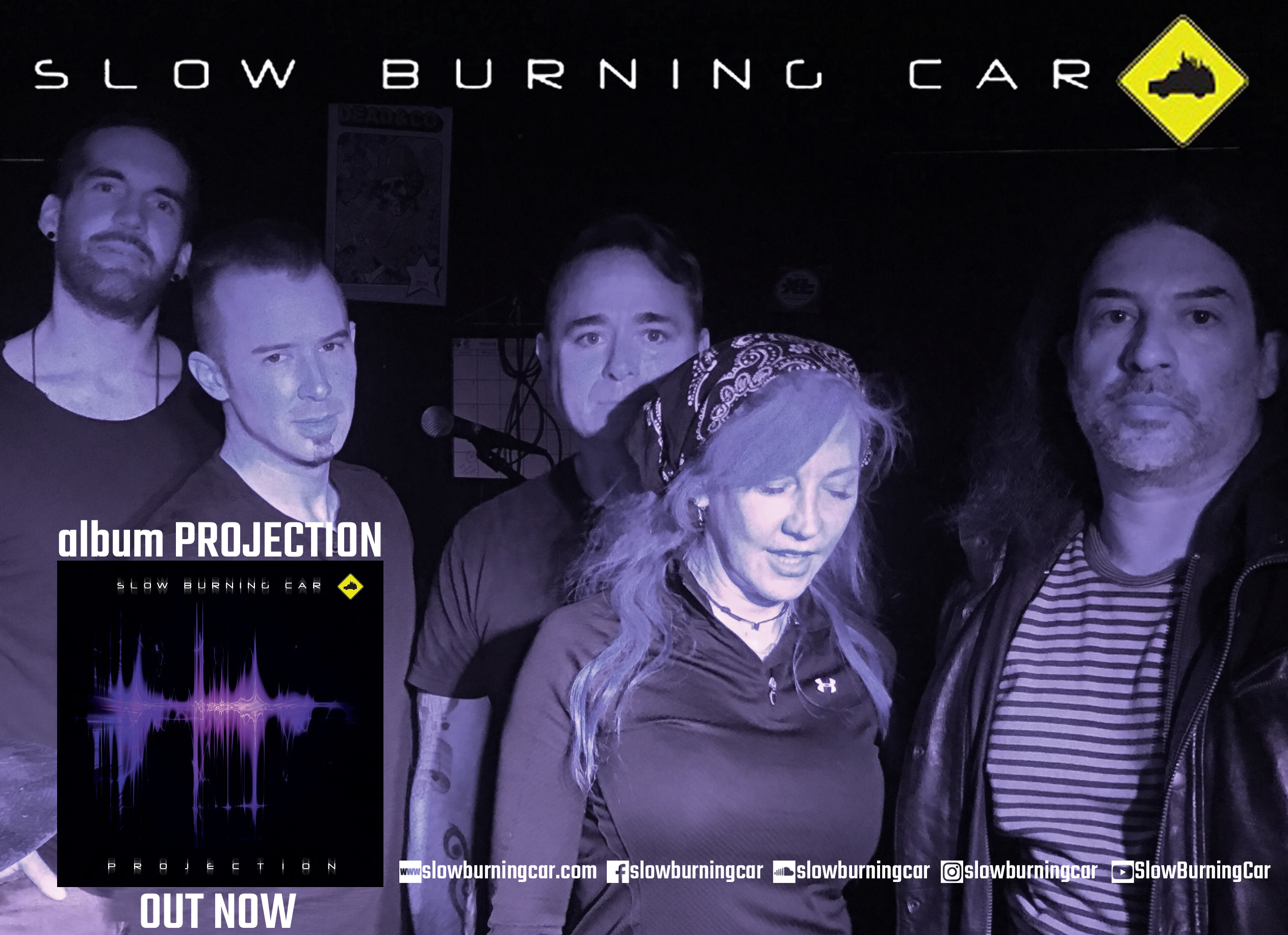 SLOW BURNING CAR – single “Lad-ish Man” από τo άλμπουμ “Projection”