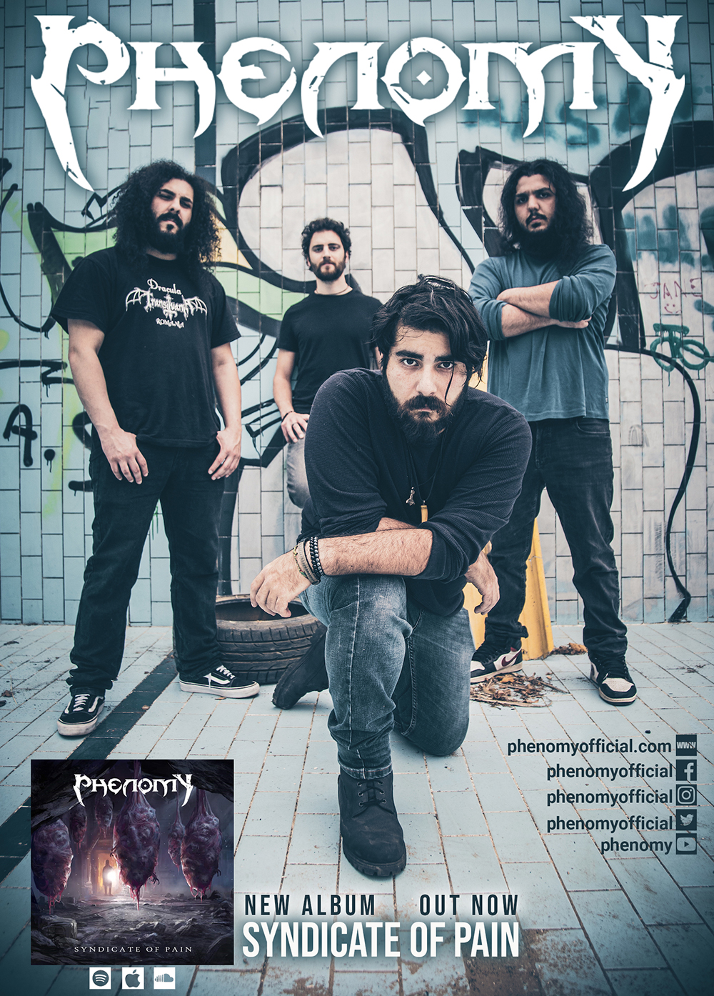 PHENOMY – single “The Mute, The Deaf, The Blind” από το άλμπουμ “Syndicate Of Pain”