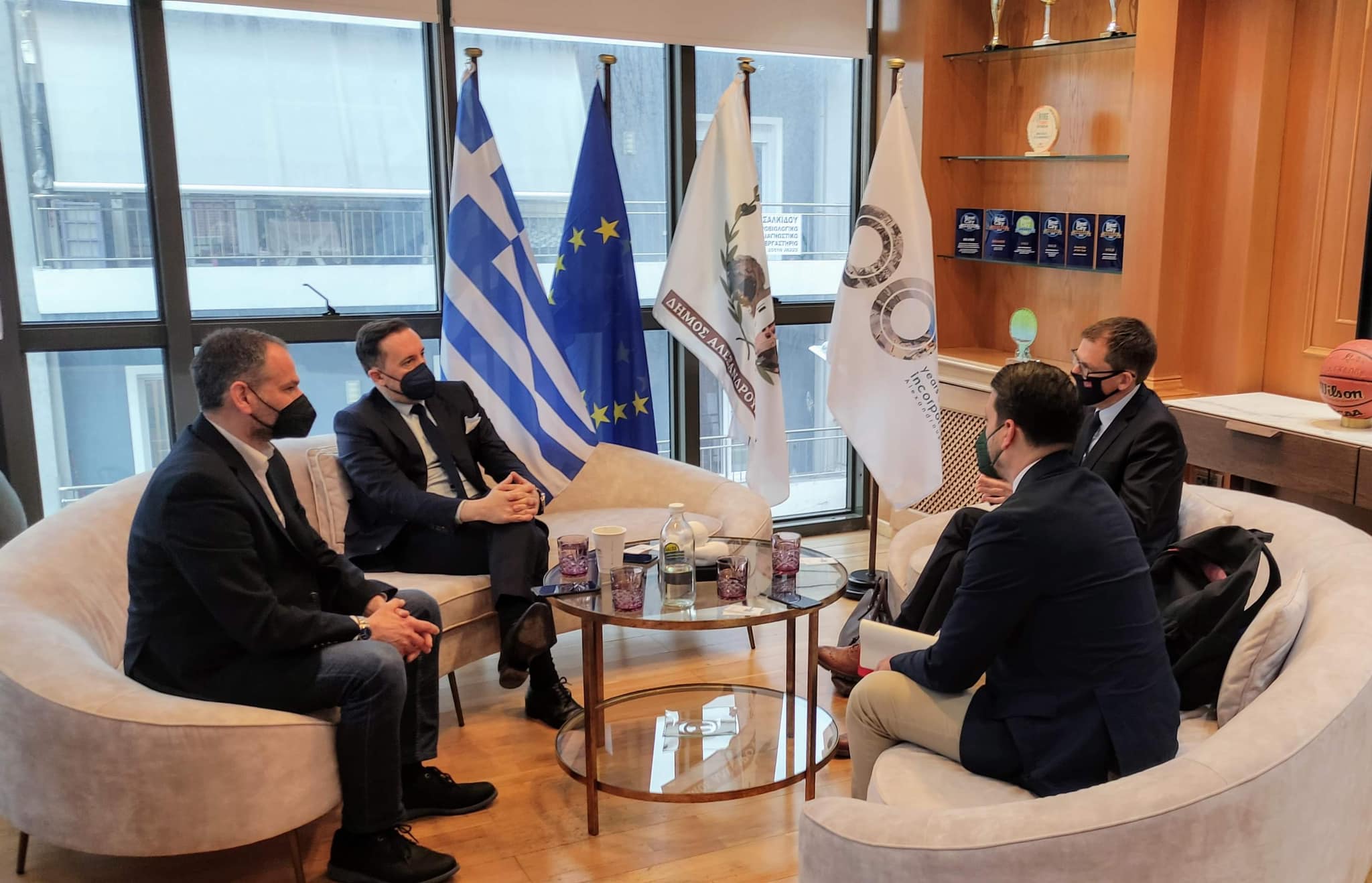 Με τον Πρέσβη της Νορβηγίας στην Αθήνα συναντήθηκε ο Γιάννης Ζαμπούκης