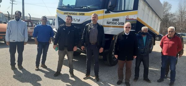 Προμήθεια νέου ανατρεπόμενου φορτηγού από το Δήμο Μαρωνείας Σαπών Προμήθεια νέου ανατρεπόμενου φορτηγού από το Δήμο Μαρωνείας Σαπών