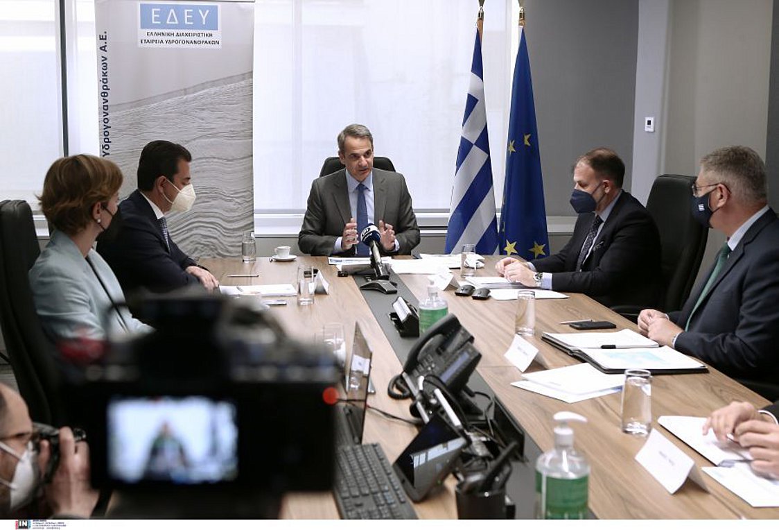 Μητσοτάκης: Επιτάχυνση των ερευνών για εξόρυξη φυσικού αερίου σε έξι περιοχές Μητσοτάκης: Επιτάχυνση των ερευνών για εξόρυξη φυσικού αερίου σε έξι περιοχές