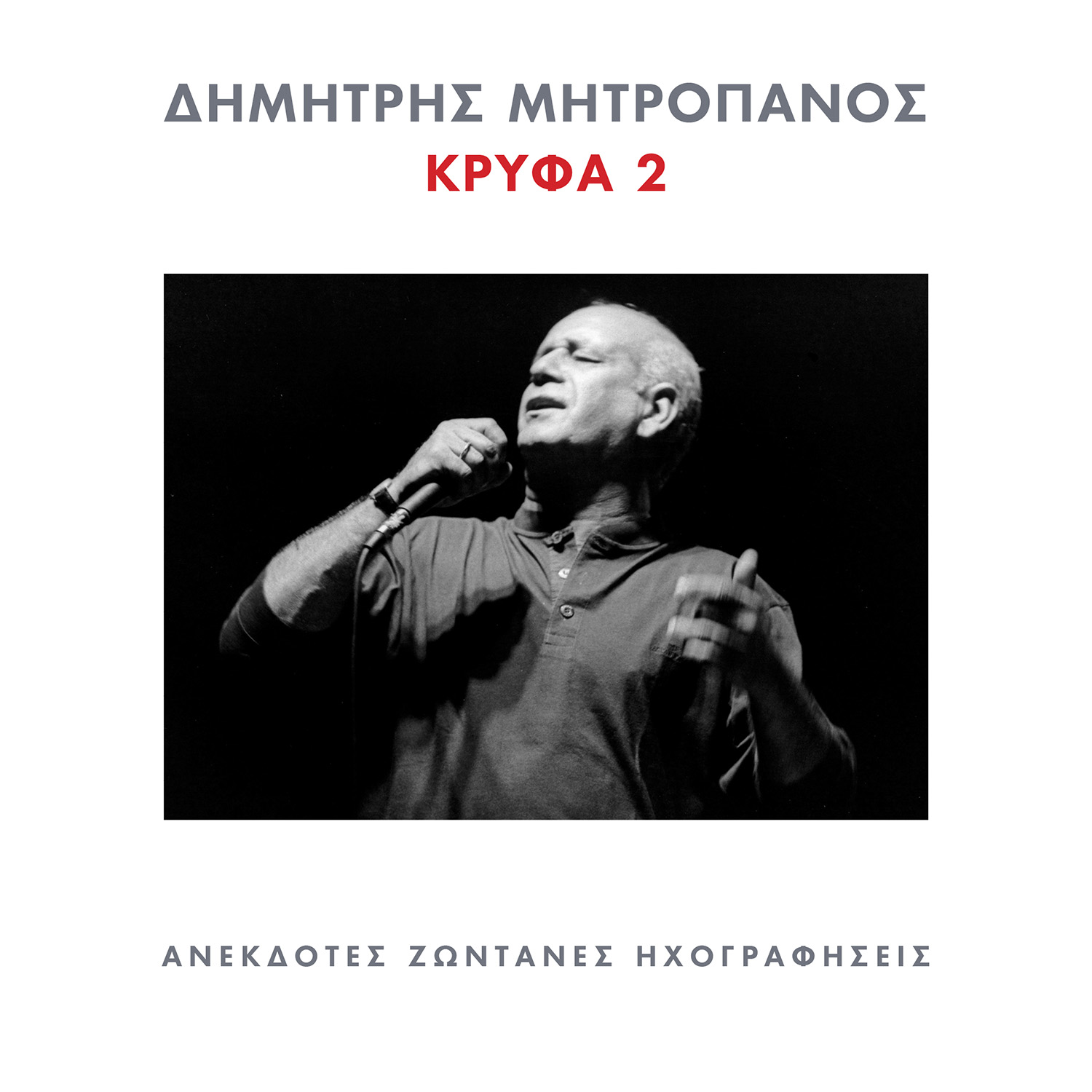 ΔΗΜΗΤΡΗΣ ΜΗΤΡΟΠΑΝΟΣ / ΚΡΥΦΑ 2 / ΑΝΕΚΔΟΤΕΣ ΖΩΝΤΑΝΕΣ ΗΧΟΓΡΑΦΗΣΕΙΣ ΔΗΜΗΤΡΗΣ ΜΗΤΡΟΠΑΝΟΣ / ΚΡΥΦΑ 2 / ΑΝΕΚΔΟΤΕΣ ΖΩΝΤΑΝΕΣ ΗΧΟΓΡΑΦΗΣΕΙΣ