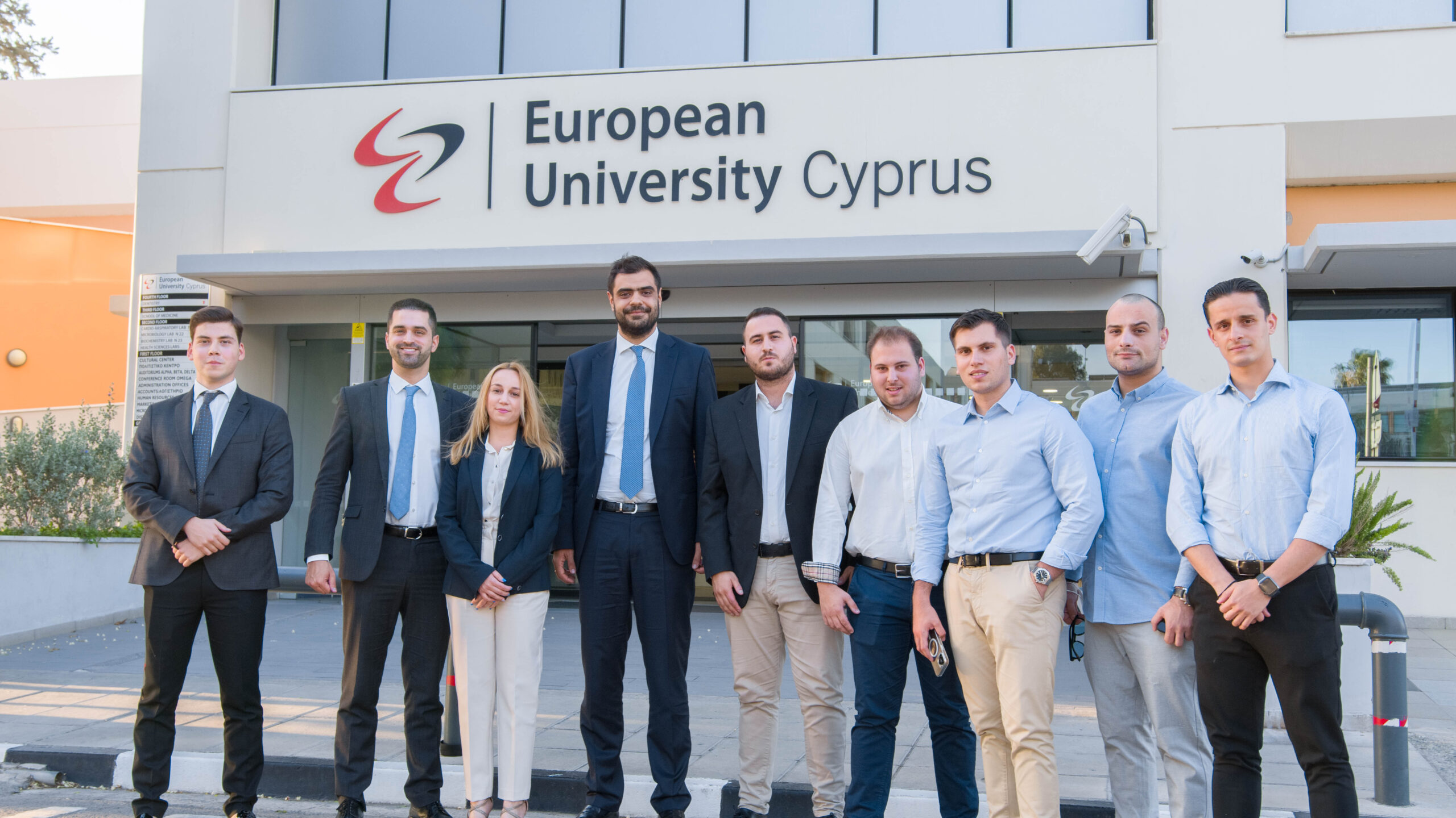 Συνάντηση του Γραμματέα της Πολιτικής Επιτροπής της Νέας Δημοκρατίας Παύλου Μαρινάκη με στελέχη επιχειρήσεων και φοιτητές  στο Ευρωπαϊκό Πανεπιστήμιο Κύπρου