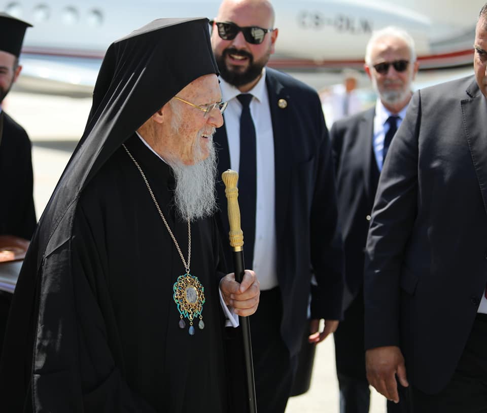 Τελετή υποδοχής του Παναγιωτάτου Οικουμενικού Πατριάρχου κ. Βαρθολομαίου στην Καβάλα Τελετή υποδοχής του Παναγιωτάτου Οικουμενικού Πατριάρχου κ. Βαρθολομαίου στην Καβάλα