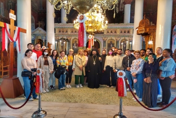 Επίσκεψη μαθητών του προγράμματος ERASMUS στον Ιερό Ναό Αγίου Γεωργίου Κομοτηνής Επίσκεψη μαθητών του προγράμματος ERASMUS στον Ιερό Ναό Αγίου Γεωργίου Κομοτηνής
