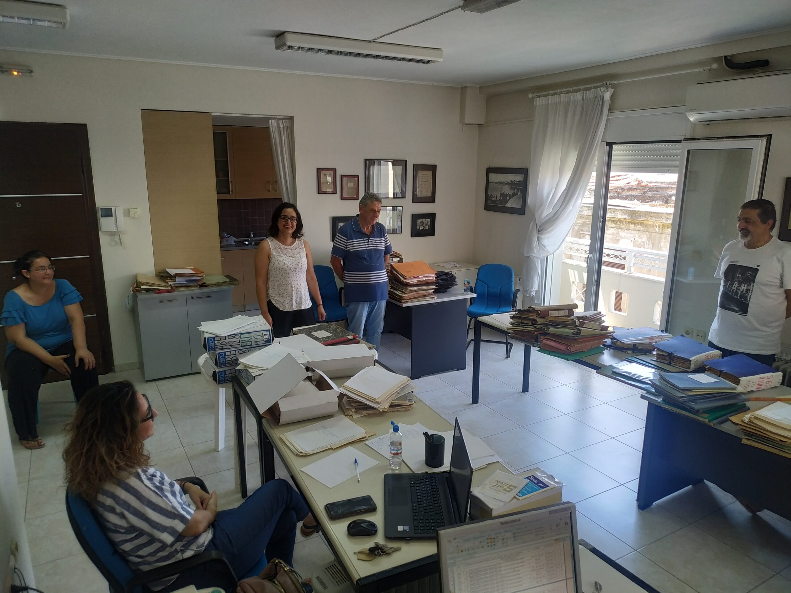 Περιοδεία του ΚΚΕ στα Γενικά Αρχεία Κράτους στην Αλεξανδρούπολη με αφορμή την διεθνή ημέρα αρχείων