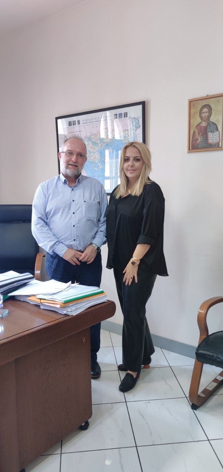 ΣΥΝΑΝΤΗΣΗ ΔΗΜΑΡΧΟΥ ΜΑΡΩΝΕΙΑΣ- ΣΑΠΩΝ ΜΕ ΤΗΝ ΥΠΟΔΙΟΙΚΗΤΡΙΑ ΤΗΣ 4ΗΣ ΥΓΕΙΟΝΟΜΙΚΗΣ ΠΕΡΙΦΕΡΕΙΑΣ ΣΥΝΑΝΤΗΣΗ ΔΗΜΑΡΧΟΥ ΜΑΡΩΝΕΙΑΣ- ΣΑΠΩΝ ΜΕ ΤΗΝ ΥΠΟΔΙΟΙΚΗΤΡΙΑ ΤΗΣ 4ΗΣ ΥΓΕΙΟΝΟΜΙΚΗΣ ΠΕΡΙΦΕΡΕΙΑΣ