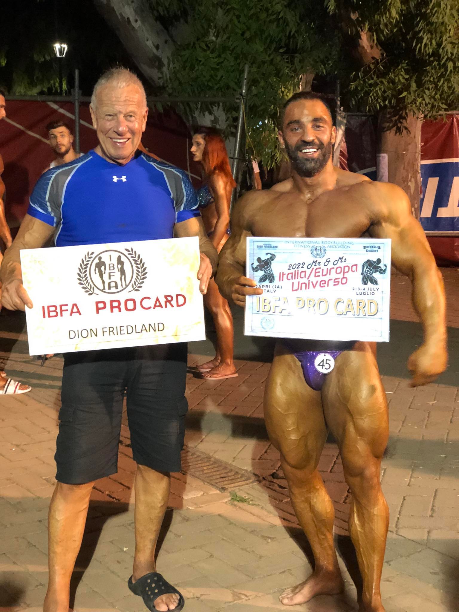 Δεύτερος Mister Universe o Σπύρος Τσουτσάνης στην Ιταλία Δεύτερος Mister Universe o Σπύρος Τσουτσάνης στην Ιταλία