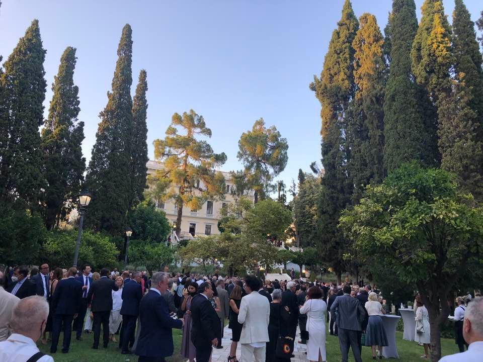 Στην δεξίωση της Προέδρου της Δημοκρατίας για τα 48 χρόνια από την αποκατάσταση της Δημοκρατίας Στην δεξίωση της Προέδρου της Δημοκρατίας για τα 48 χρόνια από την αποκατάσταση της Δημοκρατίας