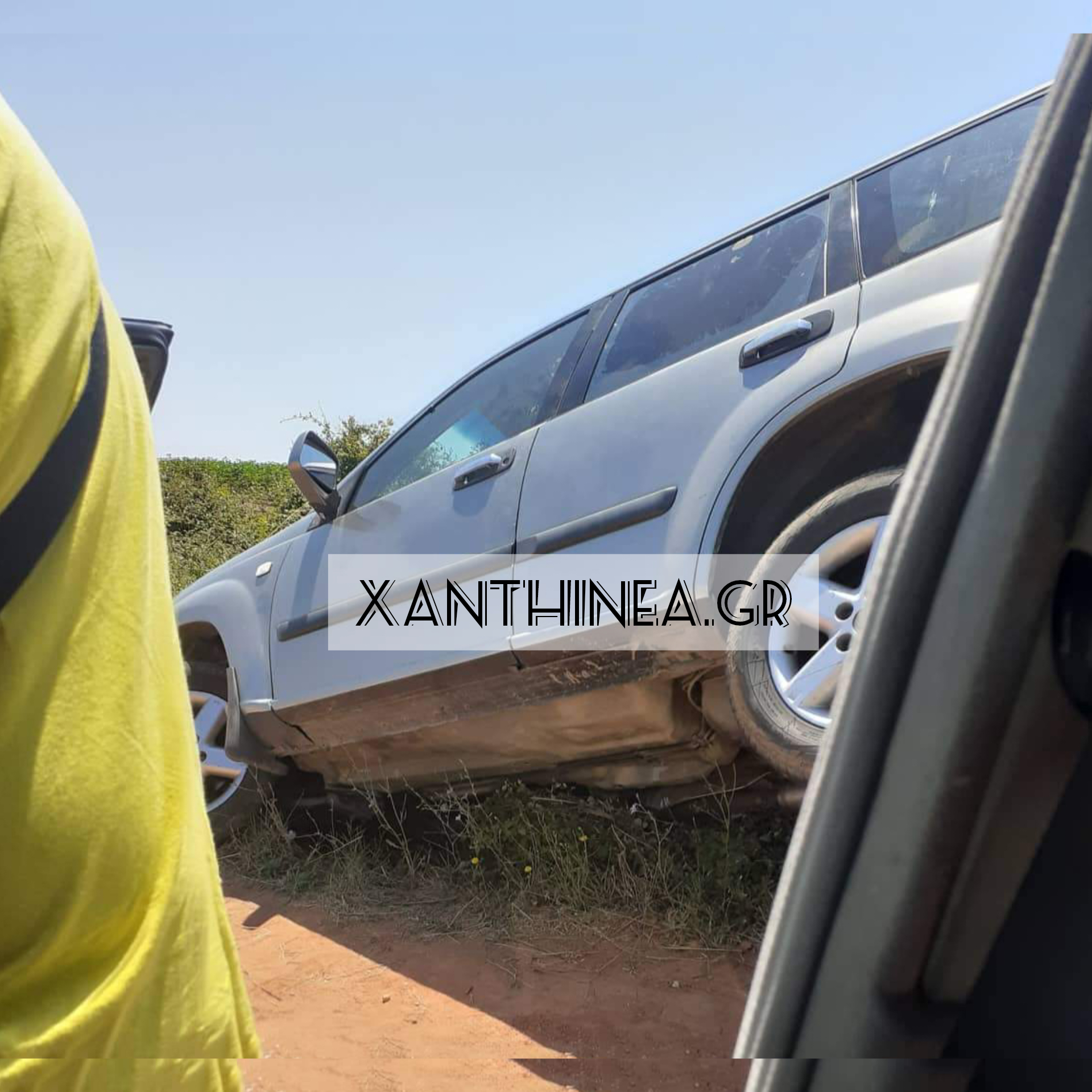 Αυτοκίνητο εξετράπη της πορείας του από Άβδηρα προς Μάνδρα