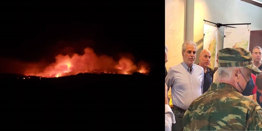Δεν κατάφεραν να φτάσουν οι φλόγες στον οικισμό της Δαδιάς Δεν κατάφεραν να φτάσουν οι φλόγες στον οικισμό της Δαδιάς