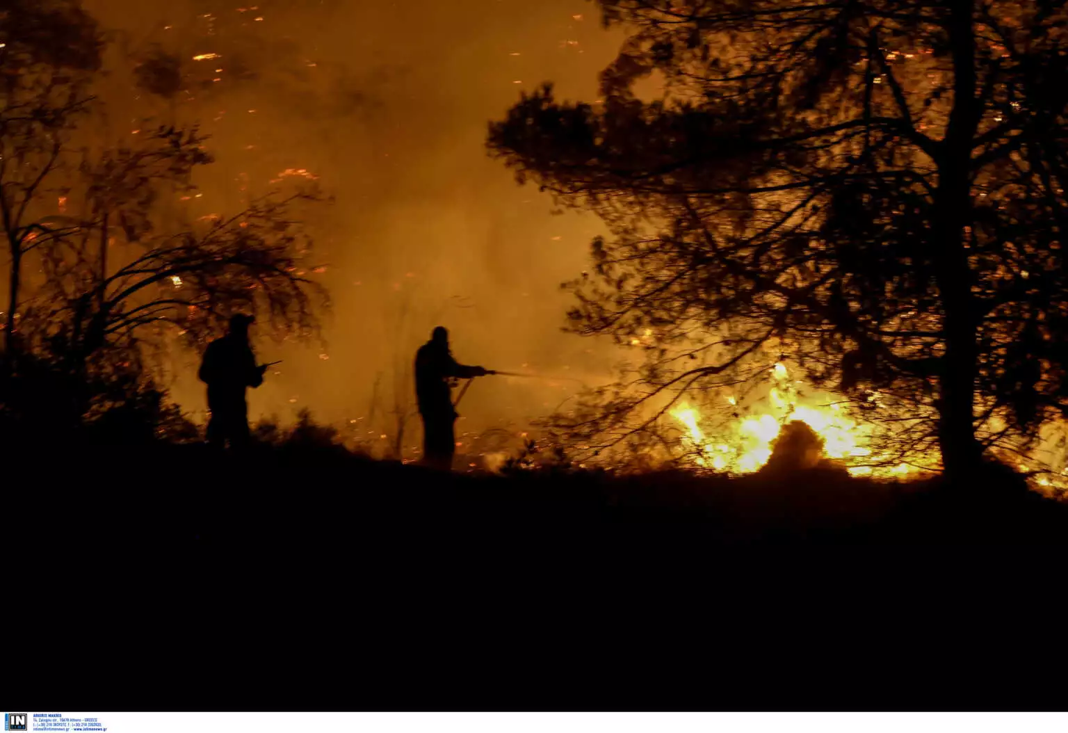 Ολονύχτια «μάχη» να μην φτάσουν οι φλόγες στο Εθνικό Πάρκο Δαδιάς